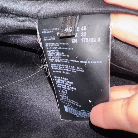 Prada 100% silk trench coat size 46 (Italy) US size XL - Picture 8 of 9